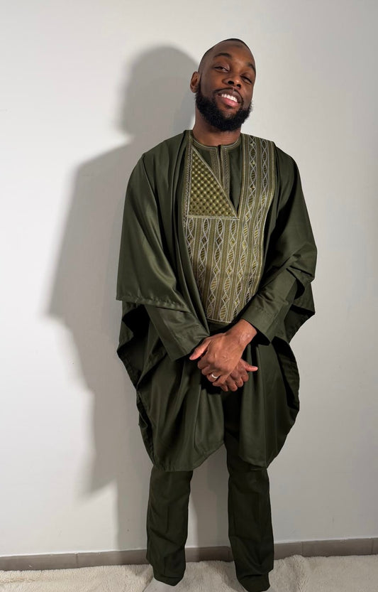 Tenue verte kaki HOMME