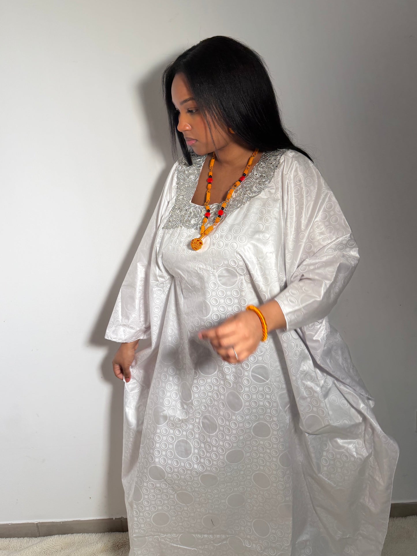 Bazin blanc FEMME