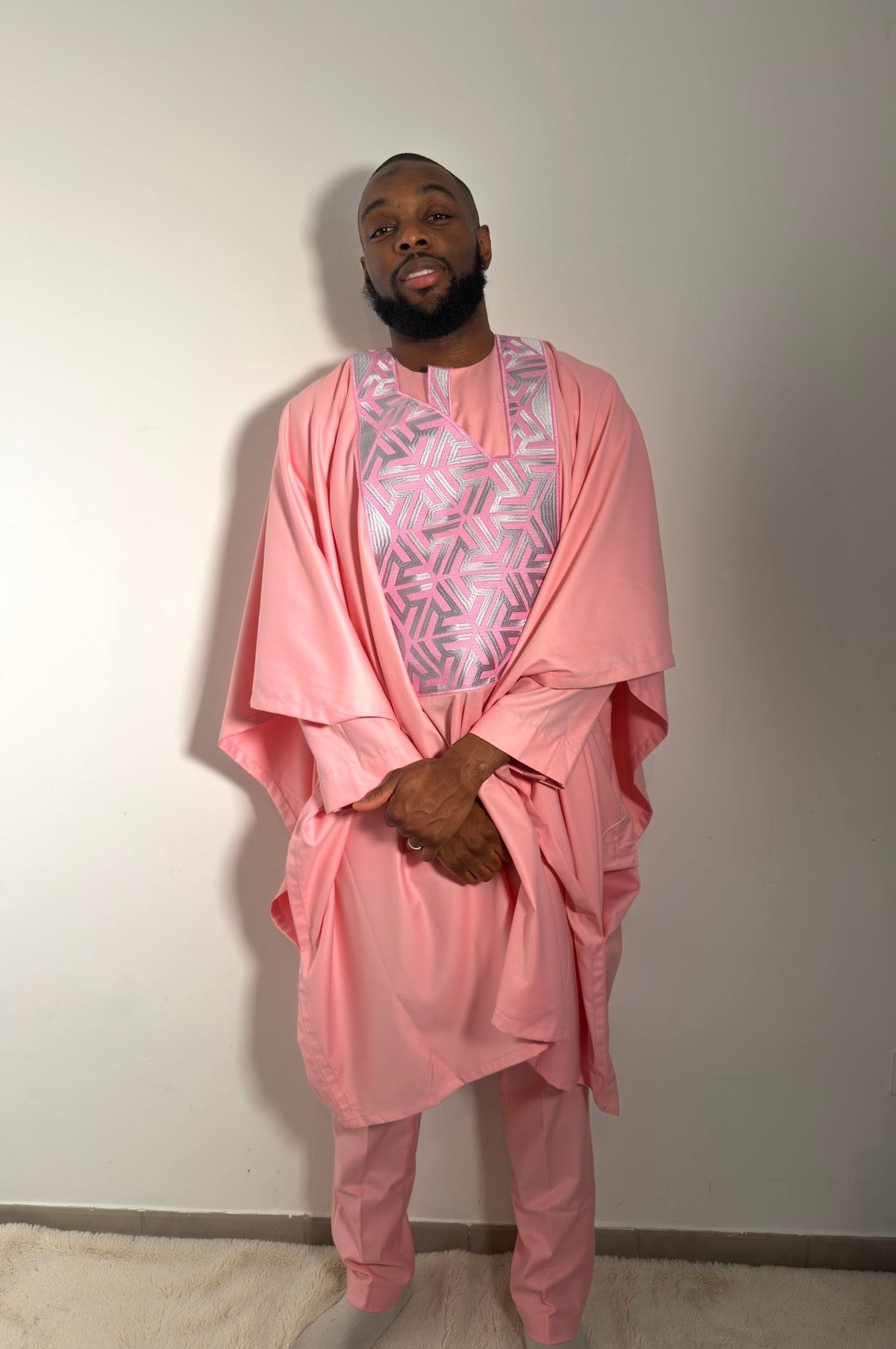 Tenue rose clair HOMME